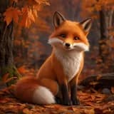 Style 3D : renard généré par IA